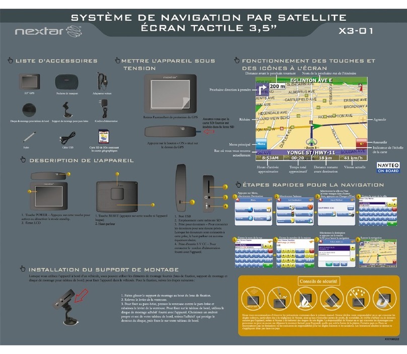 Nextar X3-01 User manual
