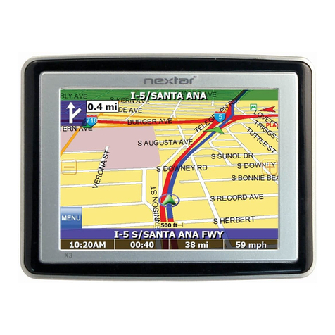 Nextar X3-01 - Satellite Navigation 3.5" Color Touch Screen... Software manual