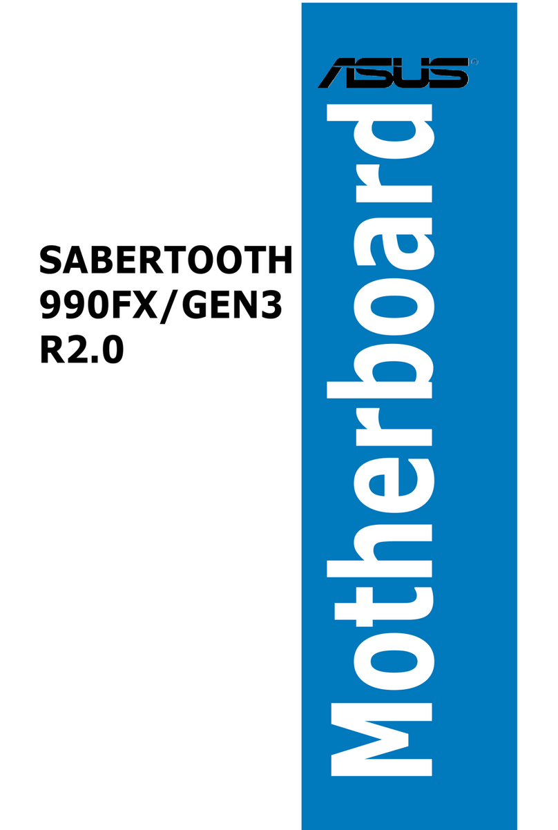 Asus SABERTOOTH 990FX/GEN3 R2.0 User manual Asus SABERTOOTH 990FX/GEN3 R2.0 User manual