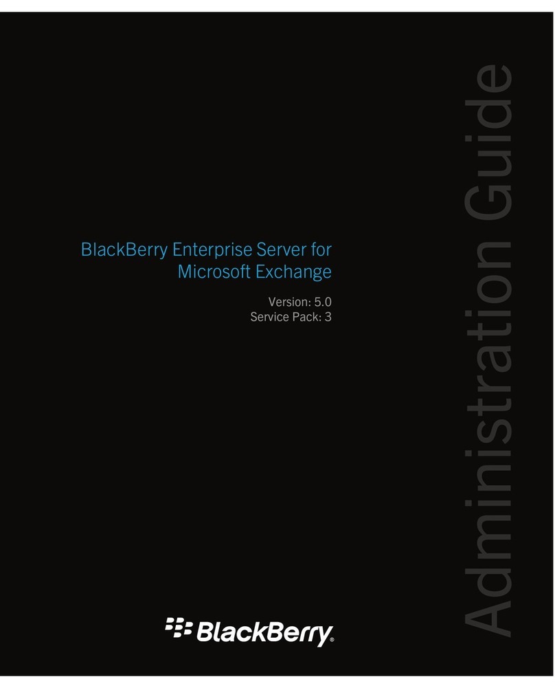 Blackbe;rry PRD-10459-016 - Enterprise Server For MS... Instruction Manual Blackbe;rry PRD-10459-016 - Enterprise Server For MS... Instruction Manual