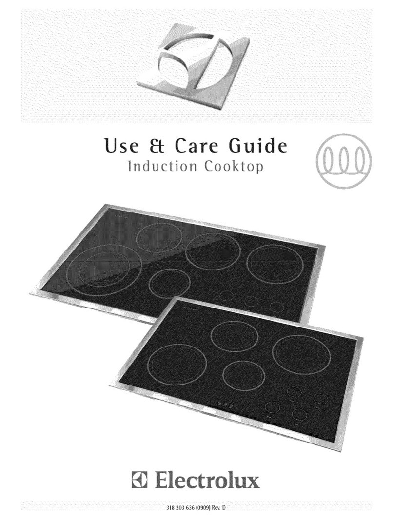 Electrolux EW36IC60I - 36 in. Induction Cooktop User manual