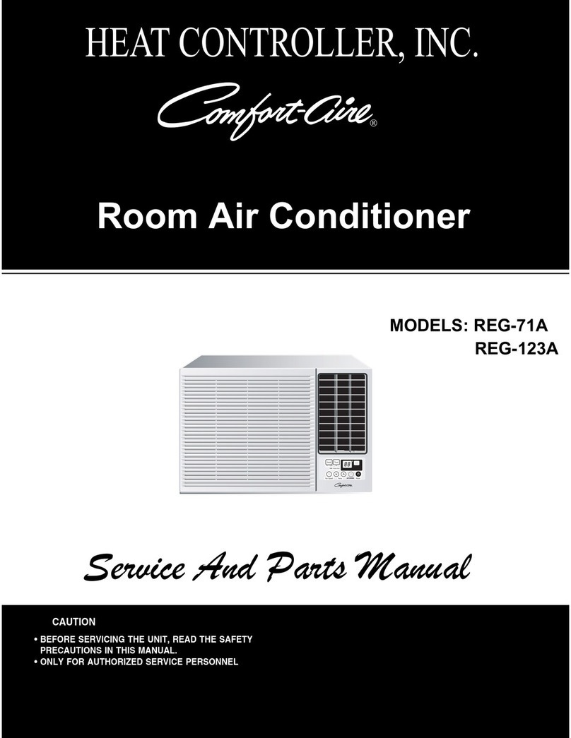 LG COMFORT-AIRE REG-123A User manual