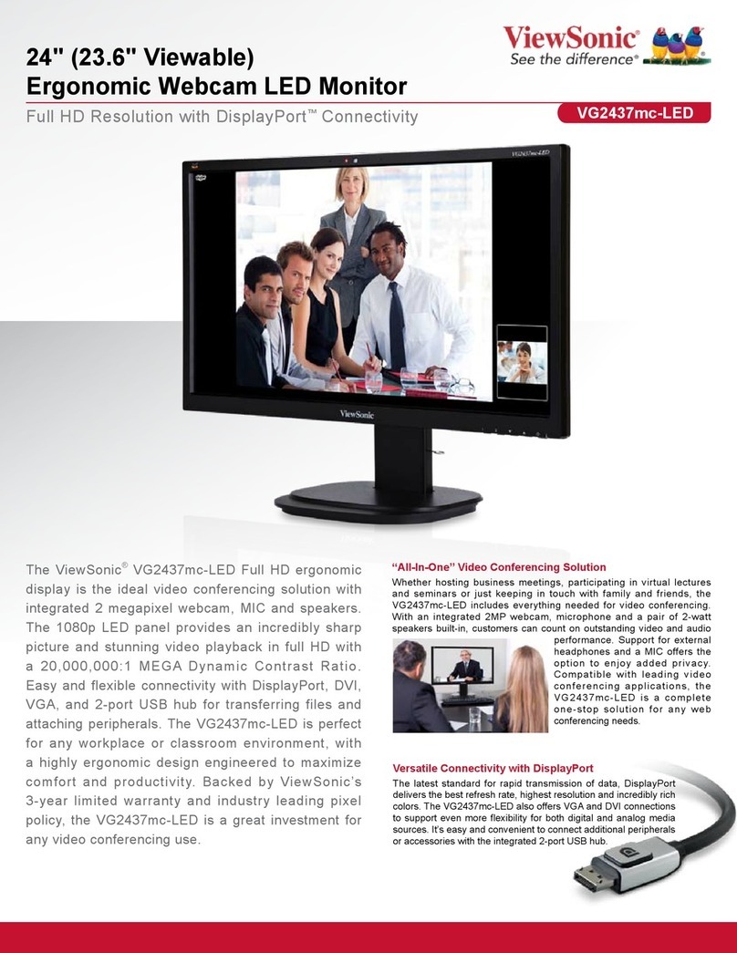 ViewSonic VG2437mc-LED User manual