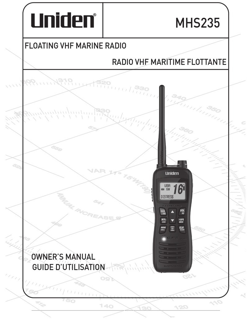 Uniden MHS235 User manual