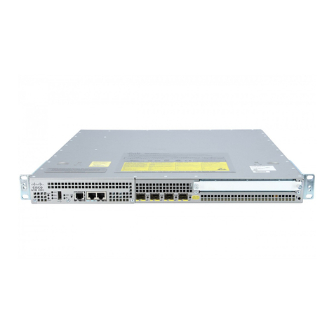 Cisco ASR 1001 Manual Cisco ASR 1001 Manual