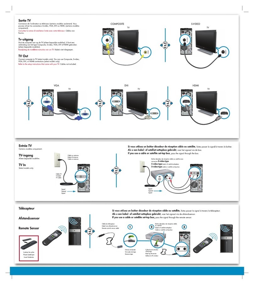 HP m9400f - Pavilion - Elite Instruction manual