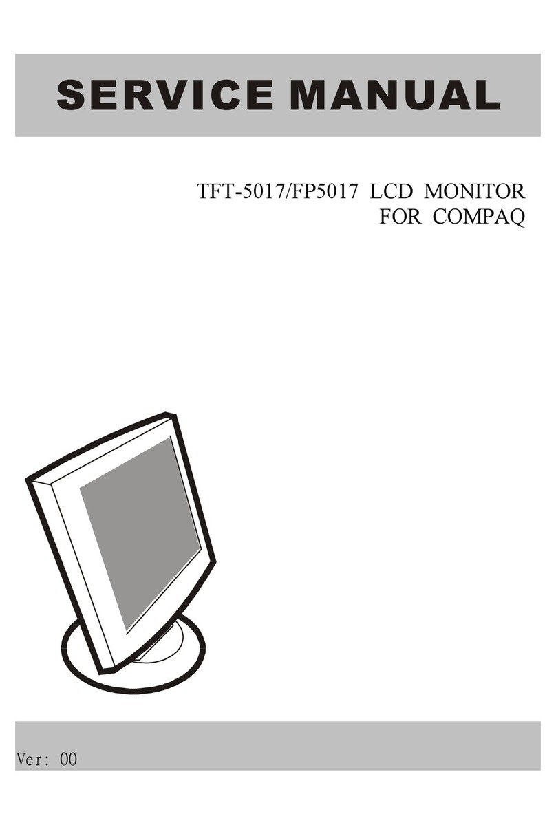 Compaq Flat Panel Monitor tft5017m User manual