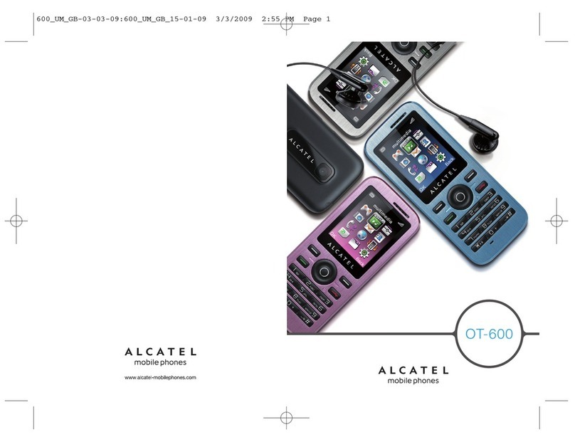 Alcatel OT-600 User manual