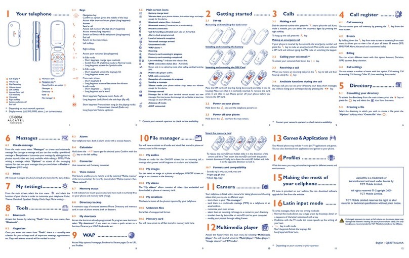 Alcatel OT-660A manual