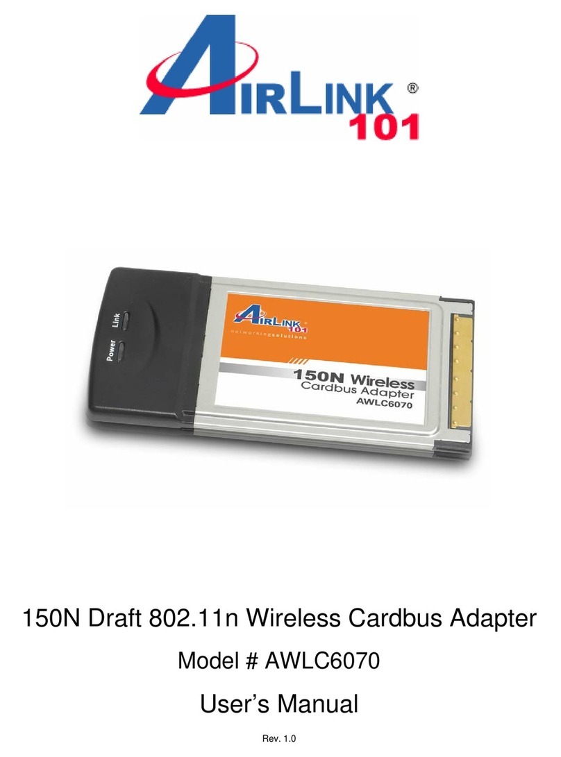 Airlink101 AWLC6070 User manual