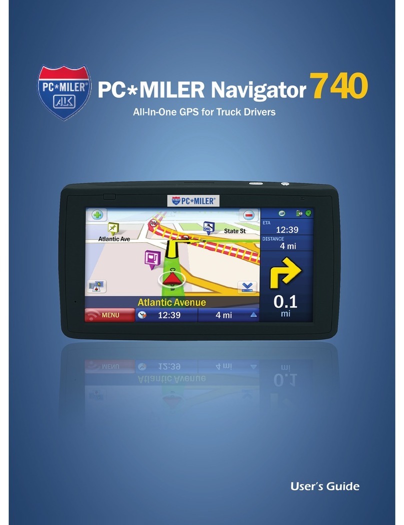 PC*Miler navigator 740 User manual