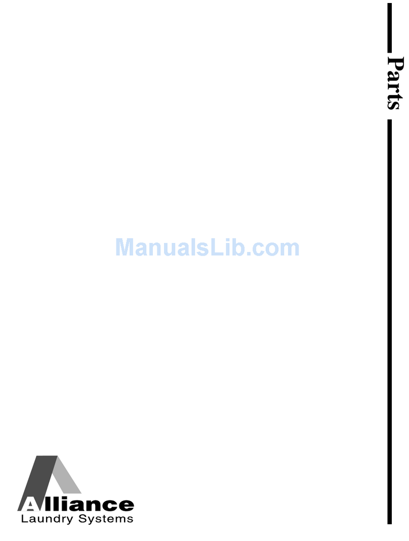 Alliance Laundry Systems JCD32DG User manual