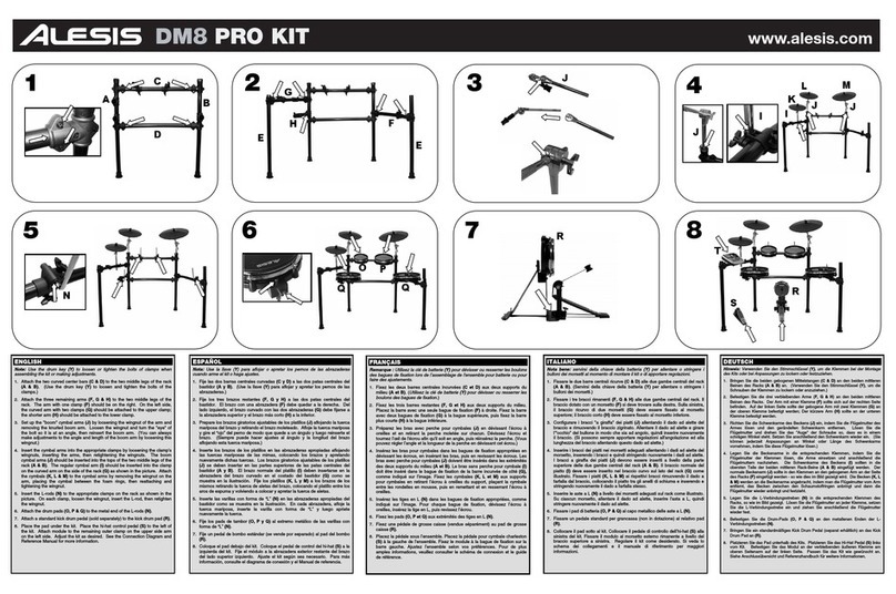 Alesis DM8 PRO KIT User manual