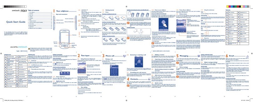 Alcatel one touch 906Y User manual