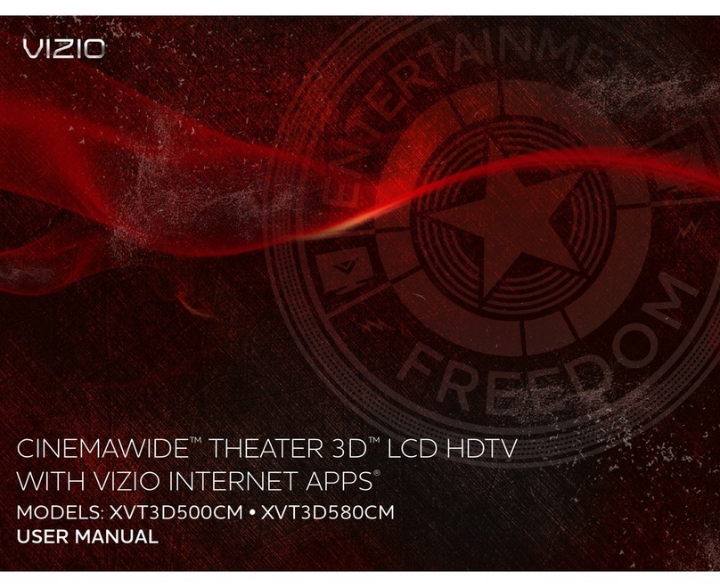 Vizio XVT3D580CM User manual