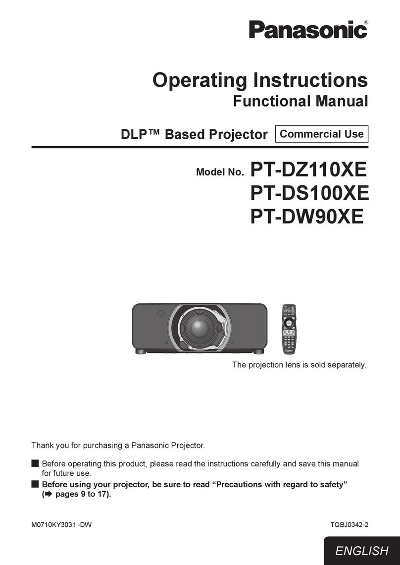 Panasonic PT-DS100XE  ( ) operating instructions