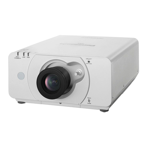 Panasonic DLP PT-DW530E User manual