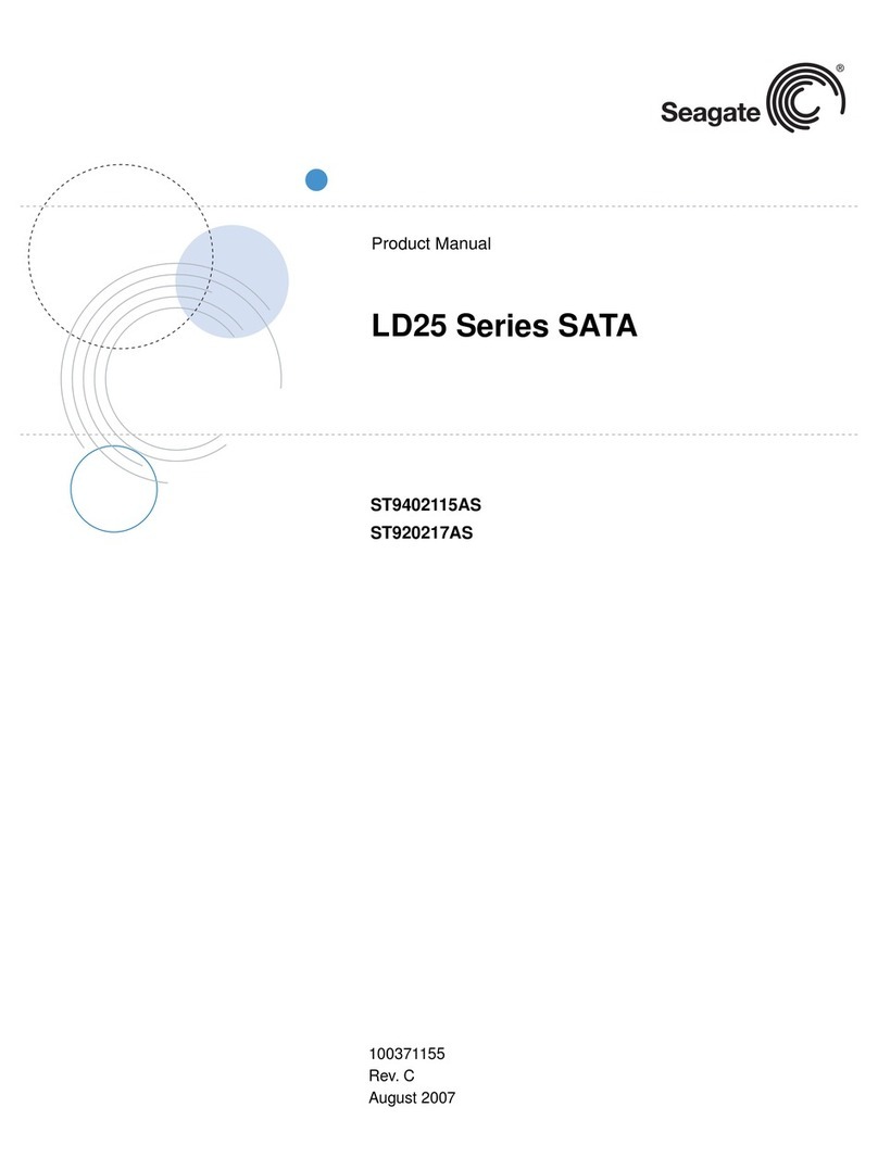 Seagate LD25 - Series 20 GB Hard Drive User manual