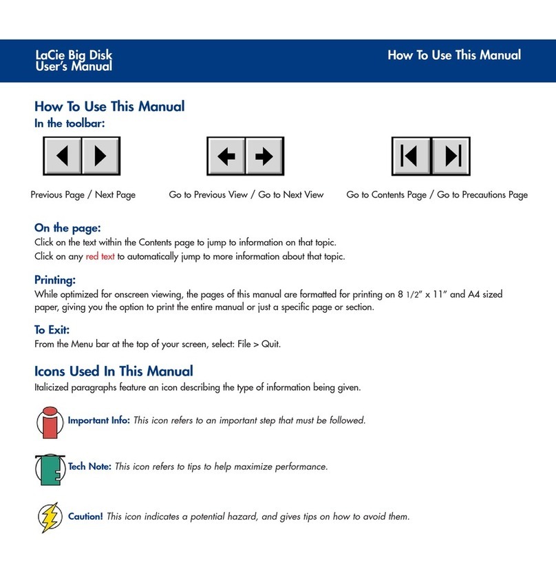 LaCie 300718 user manual