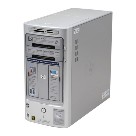 HP Media Center m7100 - Desktop PC User manual
