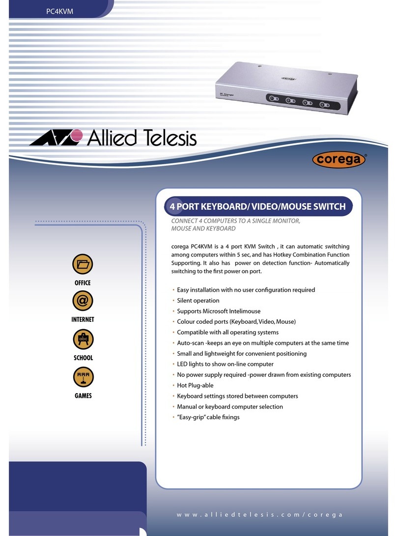 Allied Telesis PC4KVM specification Allied Telesis PC4KVM specification