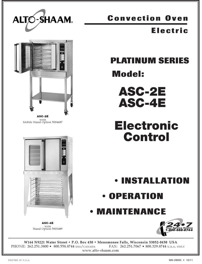 Alto-Shaam ASC-2E8 ASC-4E Troubleshooting guide