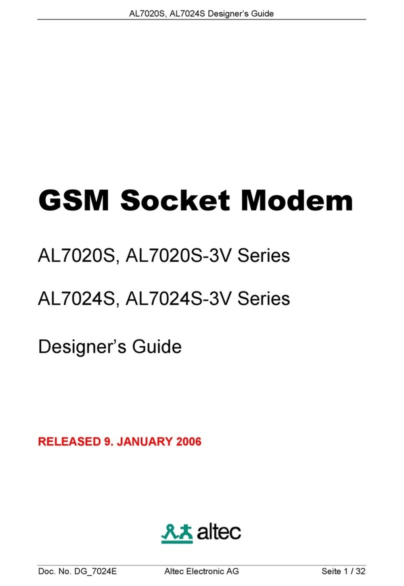 Altec AL7020S Series Designer's guide User manual
