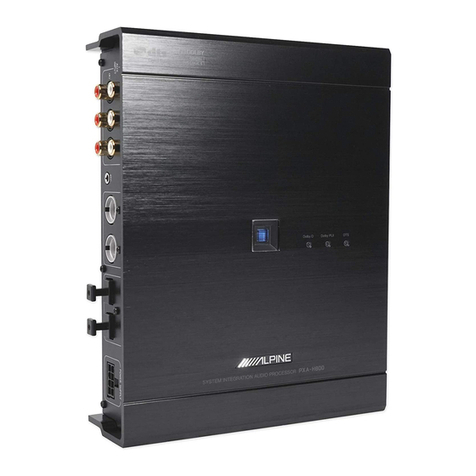 Alpine PXA-H800 User manual