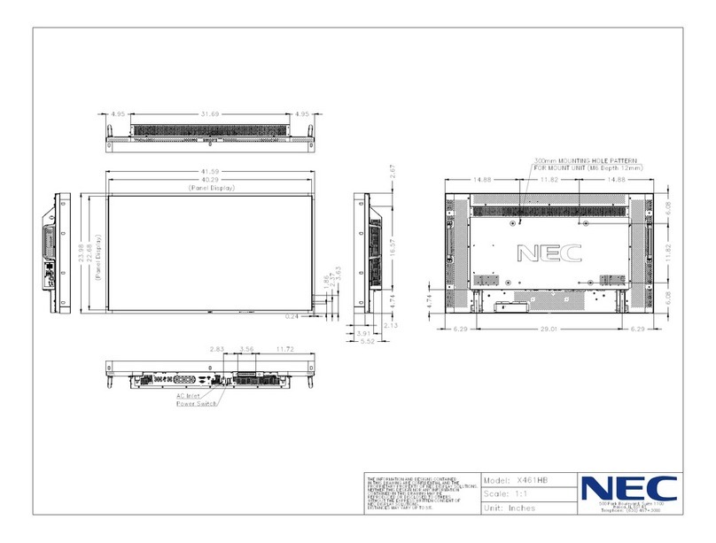 NEC X461HB - MultiSync - 46" LCD Flat Panel... Guide