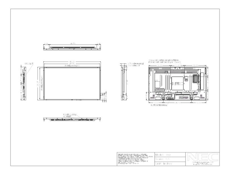 NEC MultiSync V552 Guide