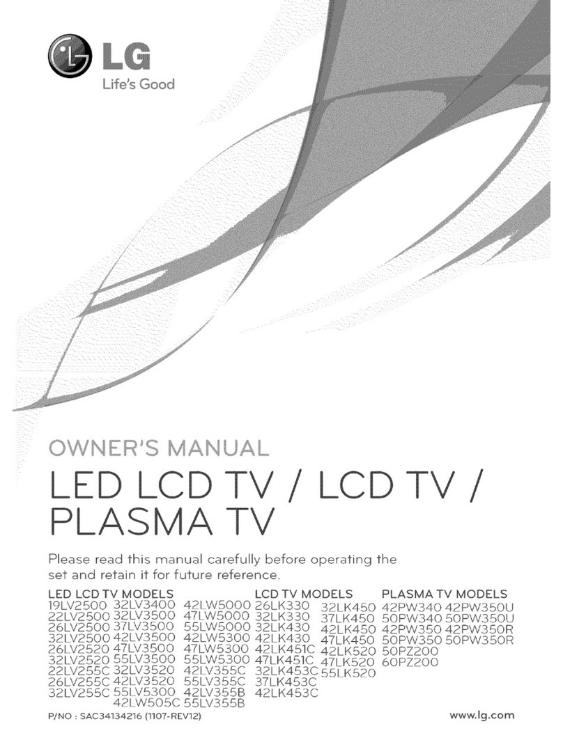 LG 26LV255C owner's manual