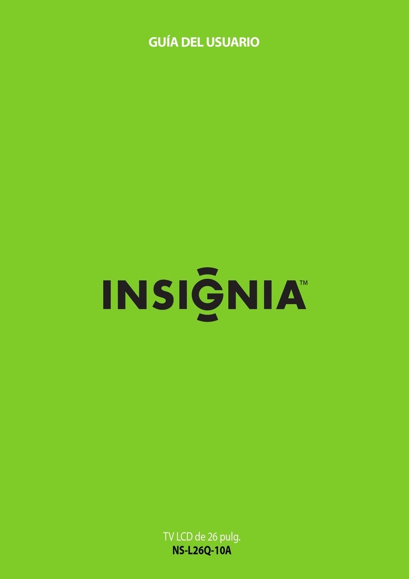 Insignia NS-L26Q-10A - 26" LCD TV User manual