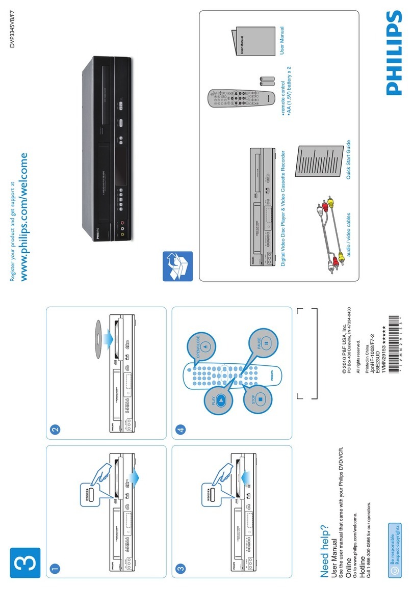 Philips DVP3345VB User manual