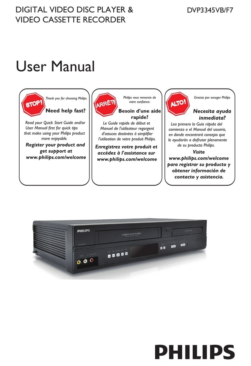 Philips DVP3345VB user manual