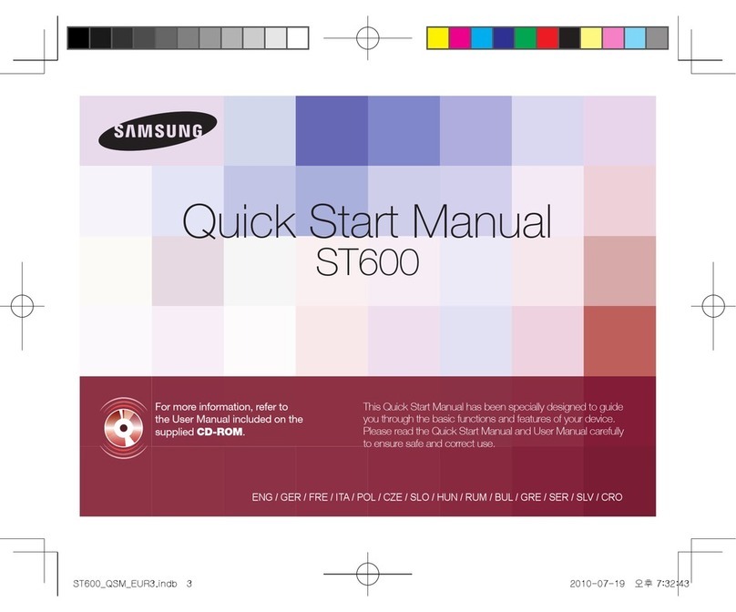 Samsung Vluu ST600 Instruction manual