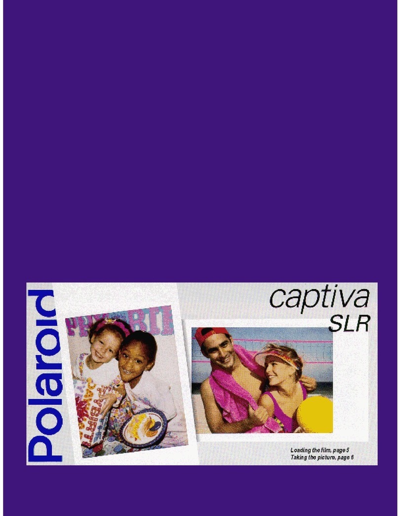 Polaroid LE - Captiva SLR SE Auto Focus Camera User manual