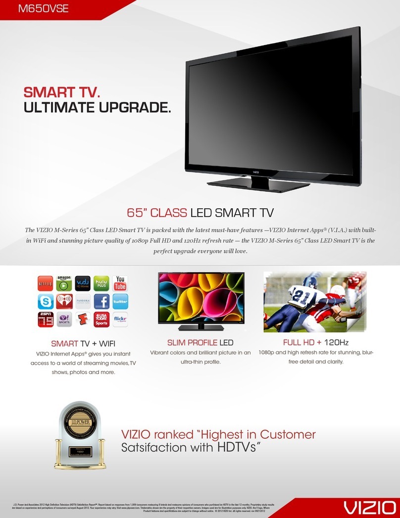 Vizio M650VSE datasheet