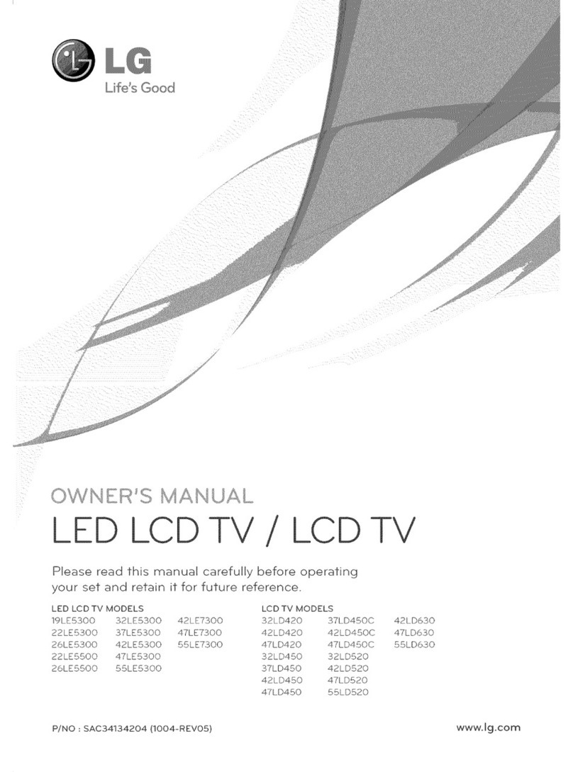 LG 42LD450C User manual