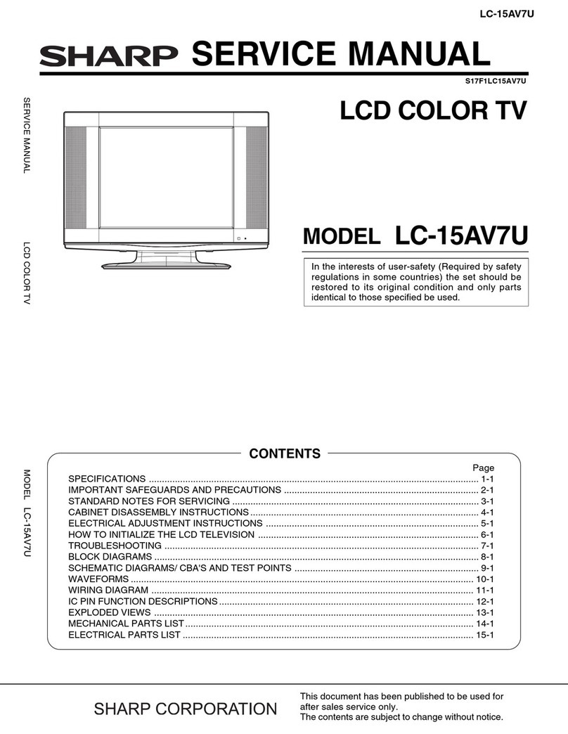 Sharp LC-15AV7U User manual