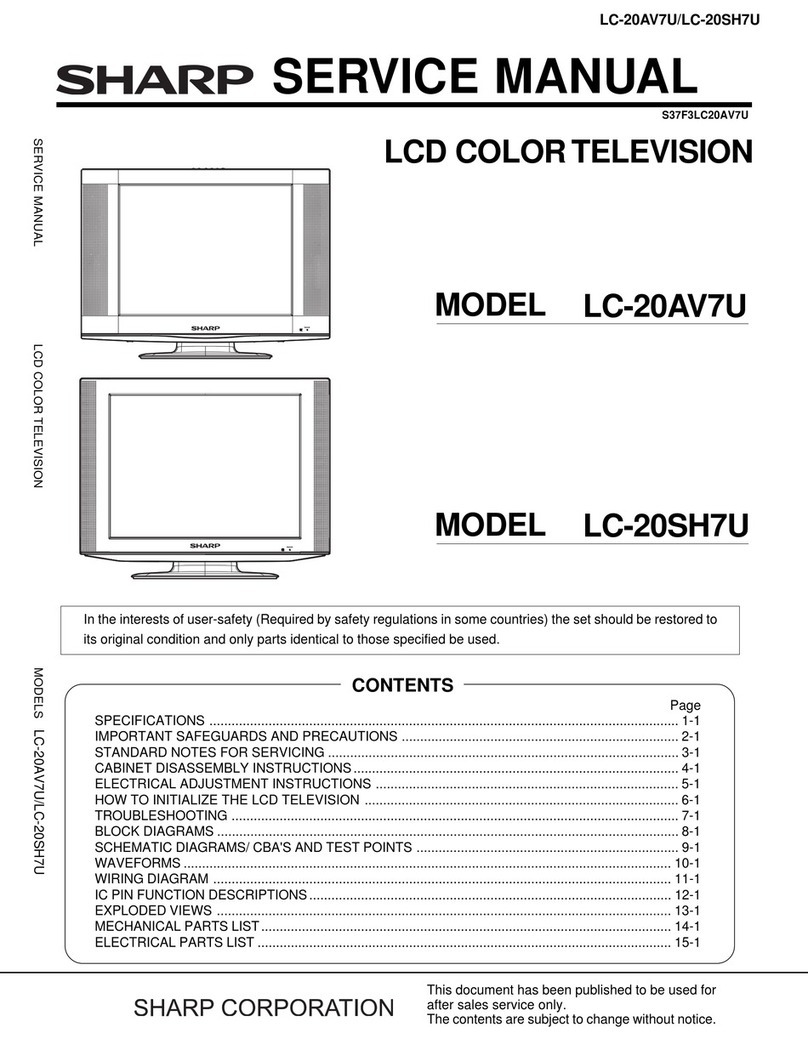 Sharp LC-20AV7U User manual