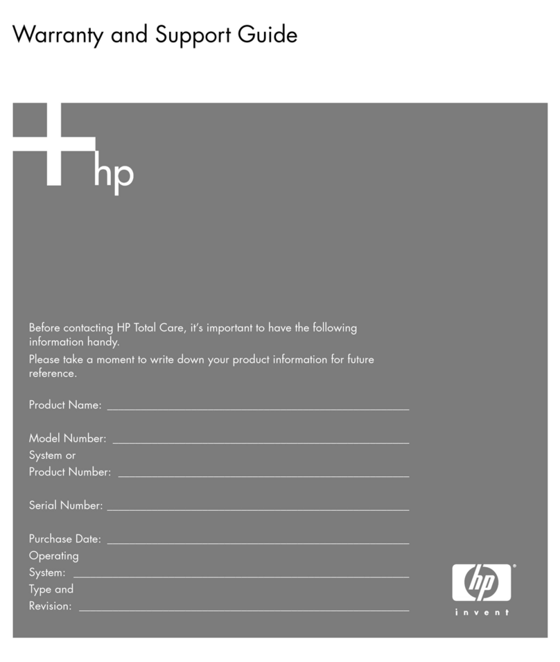 HP Media Center m1100 - Desktop PC Support guide