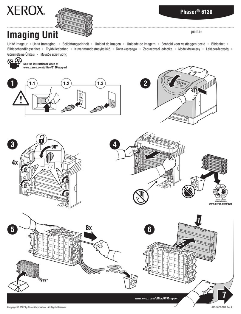 Xerox 6130N - Phaser Color Laser Printer User manual