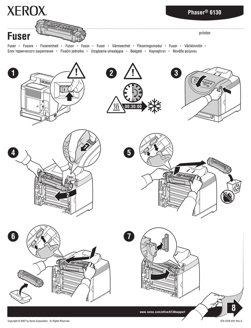 Xerox 6130N - Phaser Color Laser Printer User manual