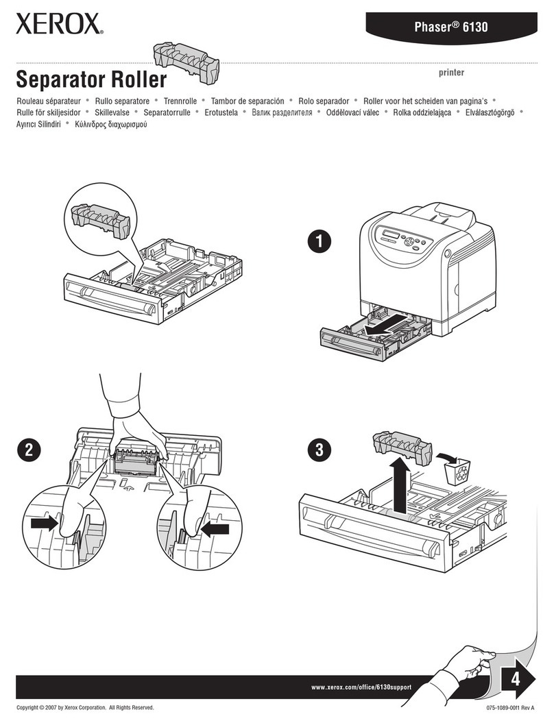 Xerox 6130N - Phaser Color Laser Printer User manual