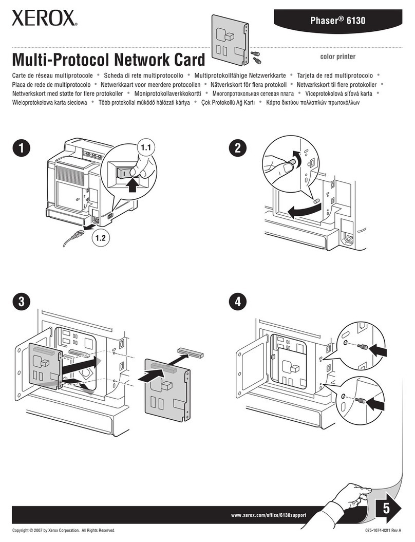Xerox 6130N - Phaser Color Laser Printer User manual