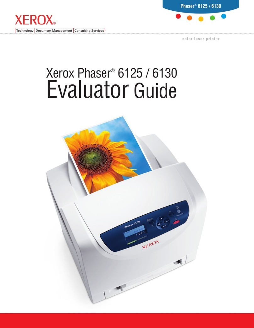 Xerox 6130N - Phaser Color Laser Printer User manual