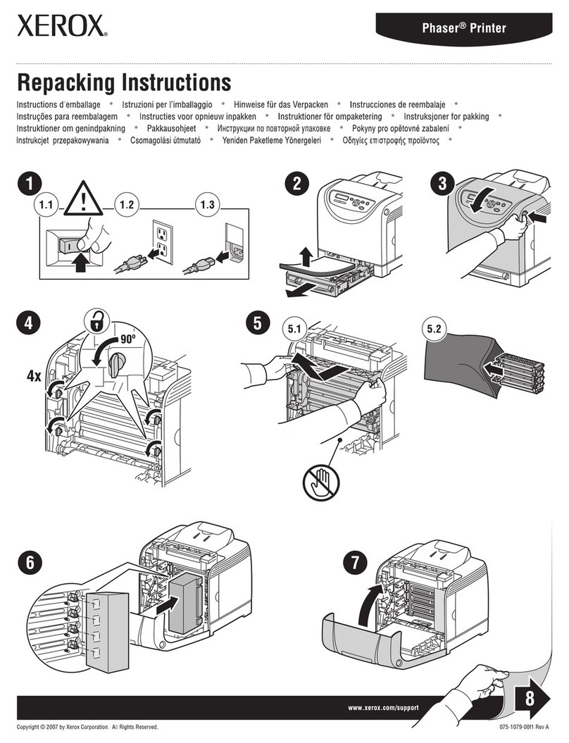 Xerox 6125N - Phaser Color Laser Printer User manual