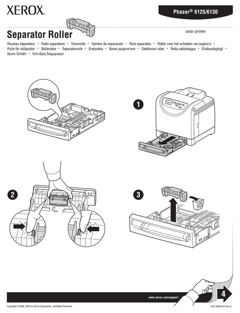 Xerox 6125N - Phaser Color Laser Printer User manual