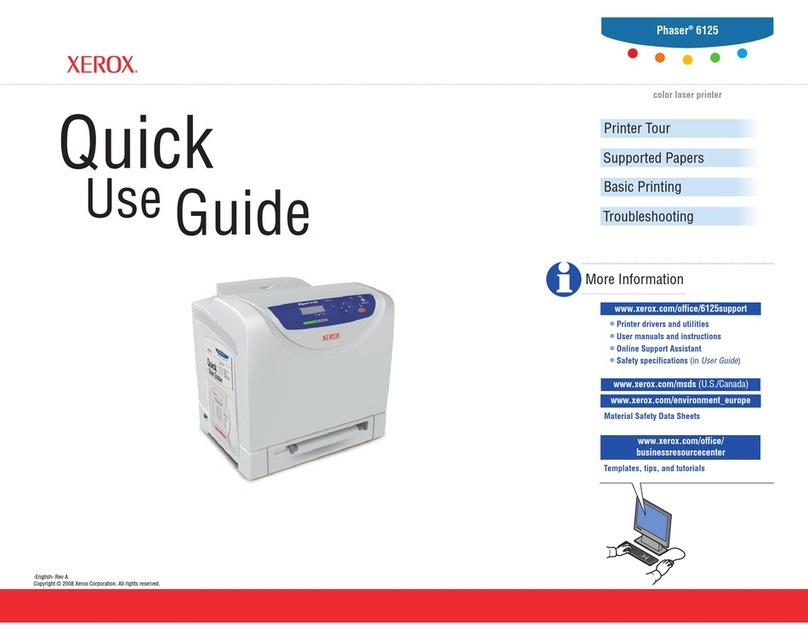 Xerox 6125N - Phaser Color Laser Printer Operating manual