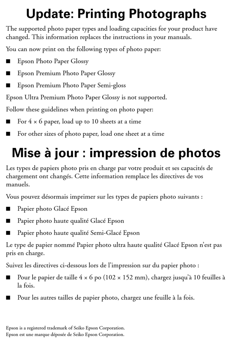Epson Stylus N10 Owner's manual